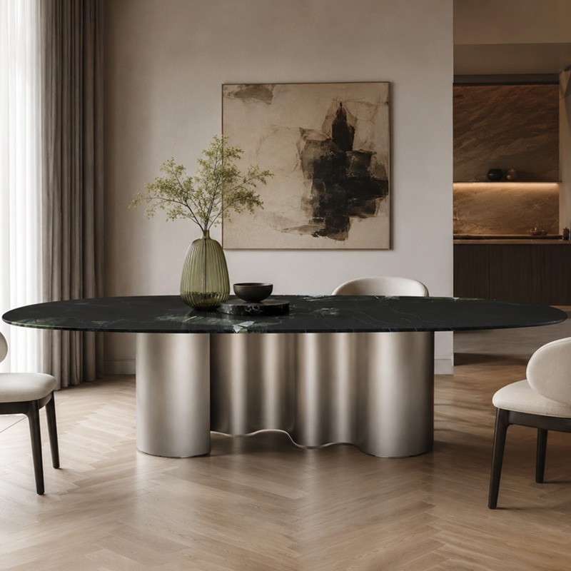 tavolo in marmo dal design contemporaneo