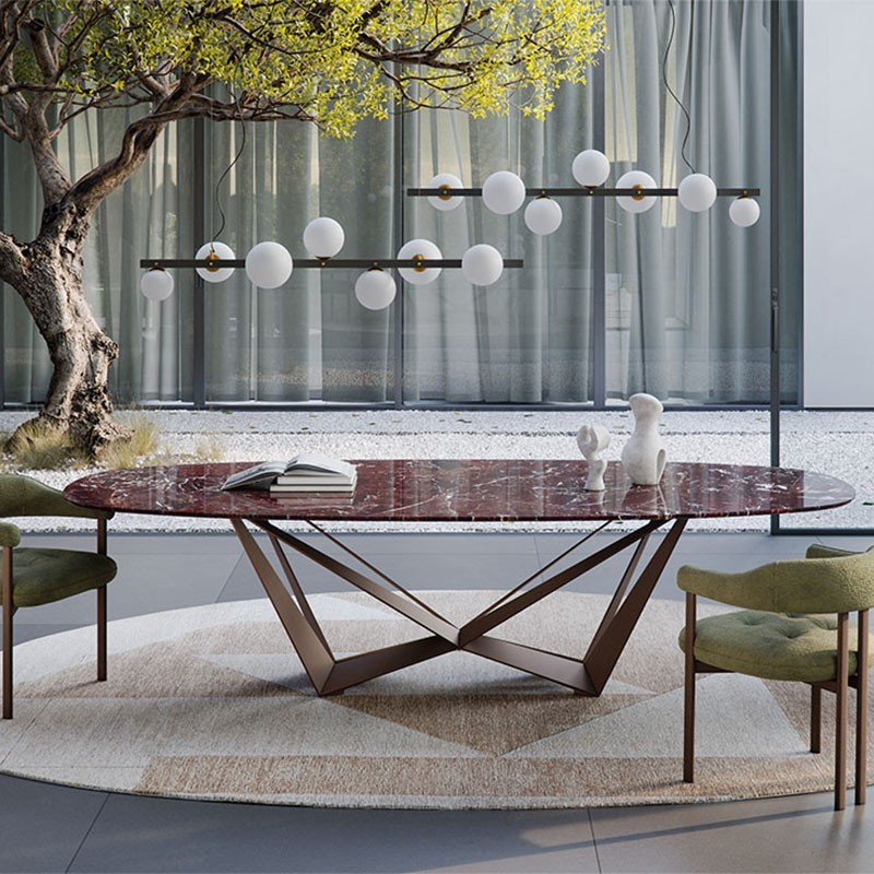 tavolo di design in marmo
