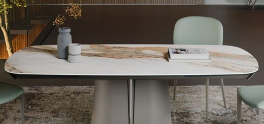 tavolo allungabile in ceramica di tendenza